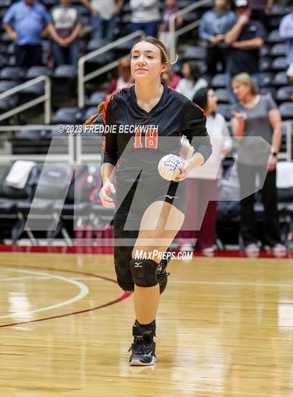 Thumbnail 3 in Iola vs. Schulenburg (UIL 2A Volleyball Semi-Final) photogallery.