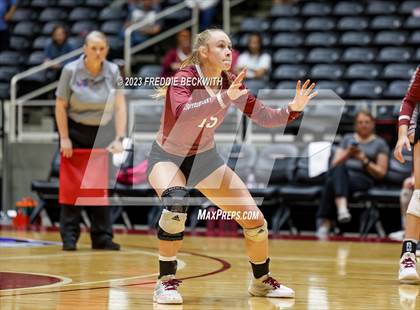 Thumbnail 3 in Iola vs. Schulenburg (UIL 2A Volleyball Semi-Final) photogallery.