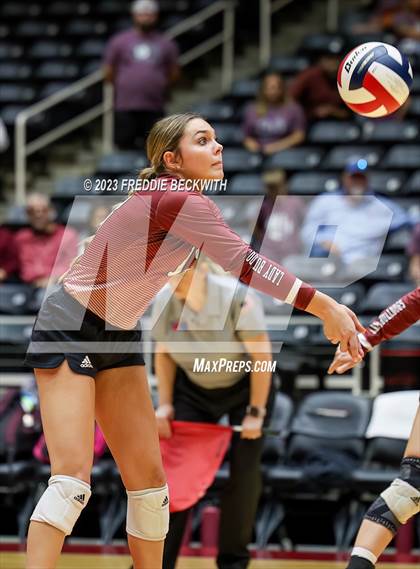Thumbnail 2 in Iola vs. Schulenburg (UIL 2A Volleyball Semi-Final) photogallery.