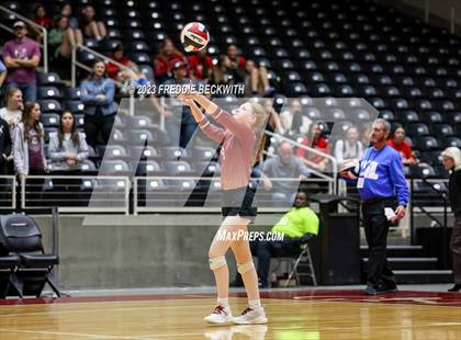 Thumbnail 2 in Iola vs. Schulenburg (UIL 2A Volleyball Semi-Final) photogallery.