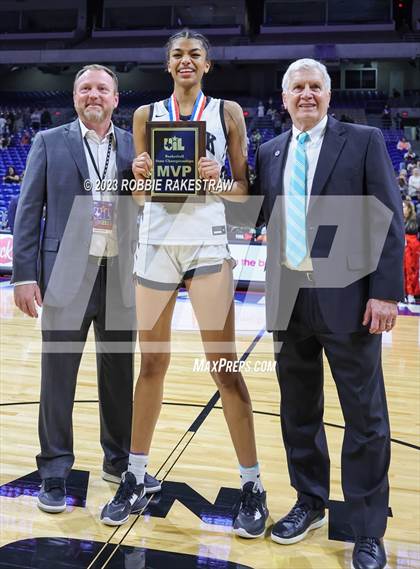 Thumbnail 1 in Clark vs. DeSoto (UIL 6A Basketball State Semifinal Medal Ceremony) photogallery.