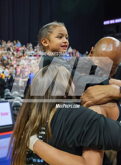 Thumbnail 1 in Clark vs. DeSoto (UIL 6A Basketball State Semifinal Medal Ceremony) photogallery.