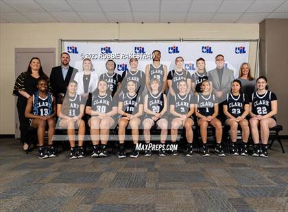 Thumbnail 2 in Clark vs. DeSoto (UIL 6A Basketball State Semifinal Medal Ceremony) photogallery.