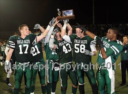 Thumbnail 1 in Palo Alto vs. Valley Christian (CIF CCS Open Division Final) photogallery.