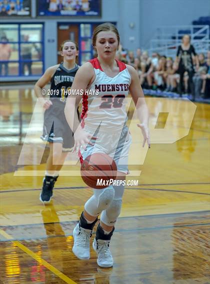 Thumbnail 1 in Goldthwaite vs. Muenster (UIL 2A Area Playoff) photogallery.