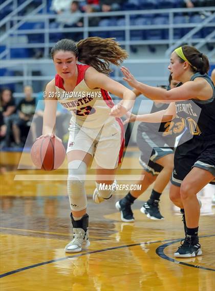 Thumbnail 2 in Goldthwaite vs. Muenster (UIL 2A Area Playoff) photogallery.