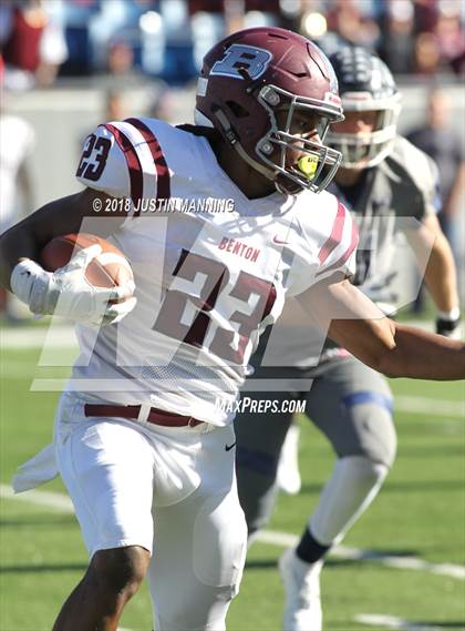 Thumbnail 2 in Greenwood vs. Benton (AAA 6A Final) photogallery.