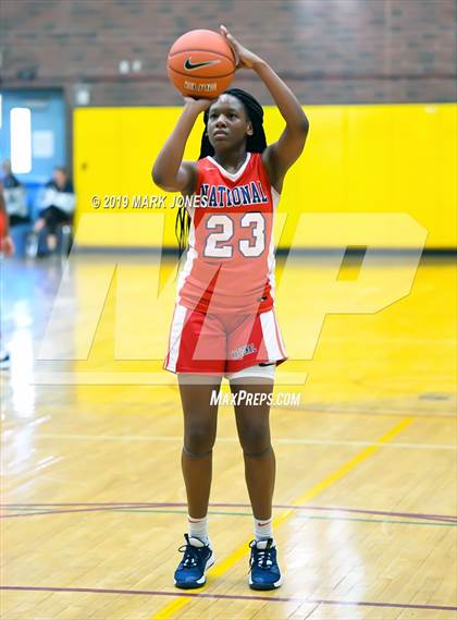 Thumbnail 2 in National Christian Academy vs. West Linn (Nike Tournament of Champions)  photogallery.
