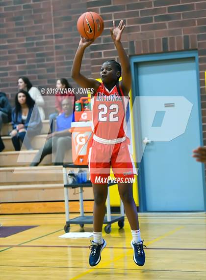 Thumbnail 1 in National Christian Academy vs. West Linn (Nike Tournament of Champions)  photogallery.