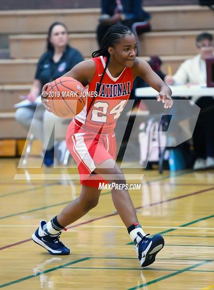 Thumbnail 2 in National Christian Academy vs. West Linn (Nike Tournament of Champions)  photogallery.