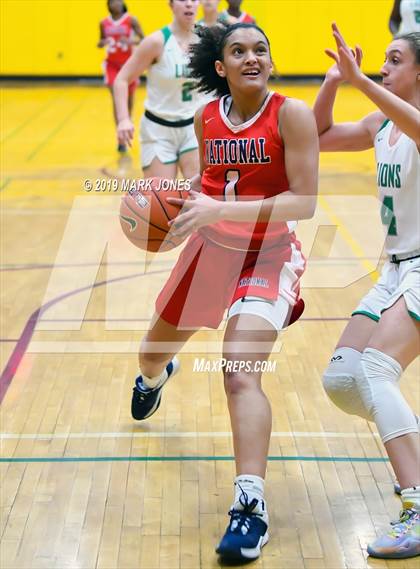 Thumbnail 1 in National Christian Academy vs. West Linn (Nike Tournament of Champions)  photogallery.