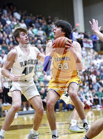 Thumbnail 3 in Westfield vs Carmel (IHSAA 4A Sectional Playoff) photogallery.