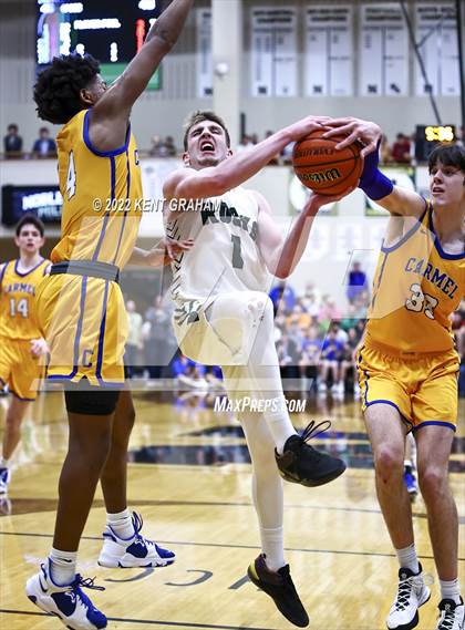 Thumbnail 3 in Westfield vs Carmel (IHSAA 4A Sectional Playoff) photogallery.