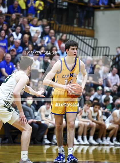 Thumbnail 3 in Westfield vs Carmel (IHSAA 4A Sectional Playoff) photogallery.
