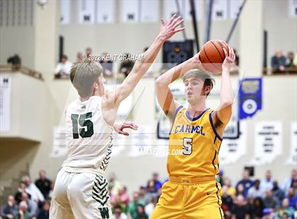Thumbnail 2 in Westfield vs Carmel (IHSAA 4A Sectional Playoff) photogallery.