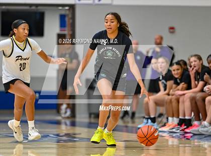 Thumbnail 1 in Penn vs Pendleton Heights (IHSAA / IBCA Showcase) photogallery.