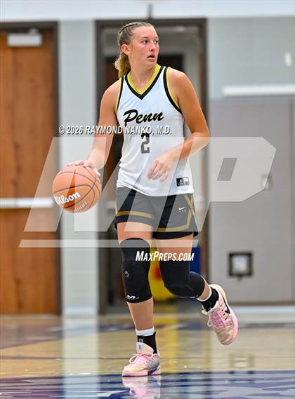 Thumbnail 2 in Penn vs Pendleton Heights (IHSAA / IBCA Showcase) photogallery.