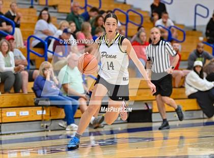 Thumbnail 2 in Penn vs Pendleton Heights (IHSAA / IBCA Showcase) photogallery.