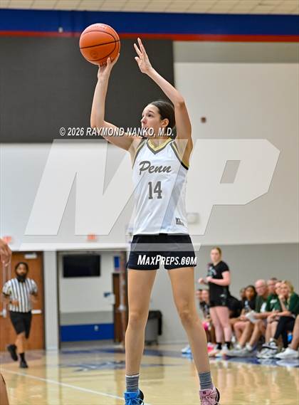 Thumbnail 3 in Penn vs Pendleton Heights (IHSAA / IBCA Showcase) photogallery.