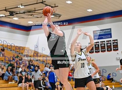 Thumbnail 1 in Penn vs Pendleton Heights (IHSAA / IBCA Showcase) photogallery.