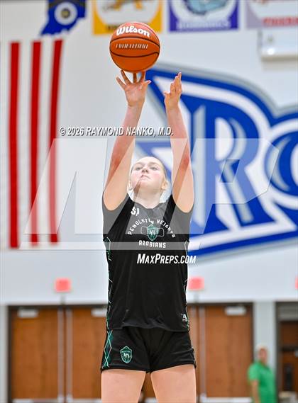 Thumbnail 1 in Penn vs Pendleton Heights (IHSAA / IBCA Showcase) photogallery.