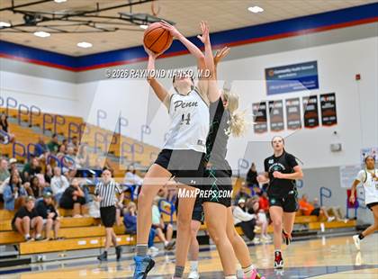 Thumbnail 1 in Penn vs Pendleton Heights (IHSAA / IBCA Showcase) photogallery.