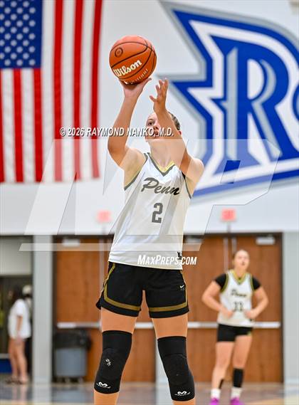 Thumbnail 2 in Penn vs Pendleton Heights (IHSAA / IBCA Showcase) photogallery.