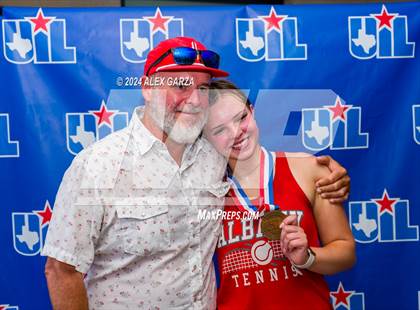Thumbnail 2 in UIL 1A, 2A & 3A Tennis State Semifinal Awards photogallery.