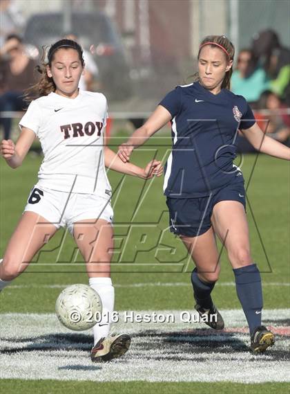 Thumbnail 1 in Beckman @ Troy (CIF-SS D2 Playoffs) photogallery.