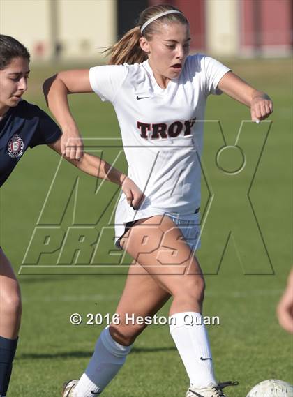 Thumbnail 1 in Beckman @ Troy (CIF-SS D2 Playoffs) photogallery.