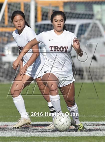 Thumbnail 2 in Beckman @ Troy (CIF-SS D2 Playoffs) photogallery.