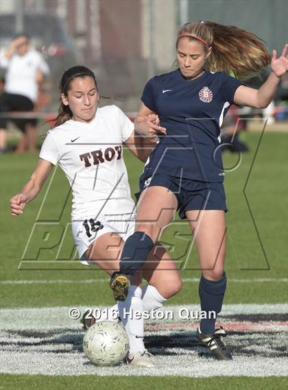 Thumbnail 2 in Beckman @ Troy (CIF-SS D2 Playoffs) photogallery.