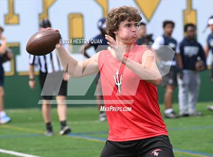 Thumbnail 1 in St. John Bosco vs. Palos Verdes (Battle At The Beach) photogallery.