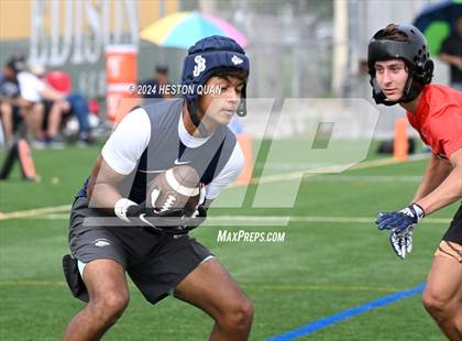 Thumbnail 1 in St. John Bosco vs. Palos Verdes (Battle At The Beach) photogallery.