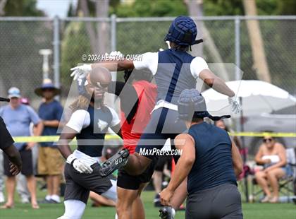 Thumbnail 3 in St. John Bosco vs. Palos Verdes (Battle At The Beach) photogallery.
