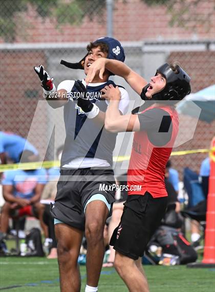 Thumbnail 1 in St. John Bosco vs. Palos Verdes (Battle At The Beach) photogallery.