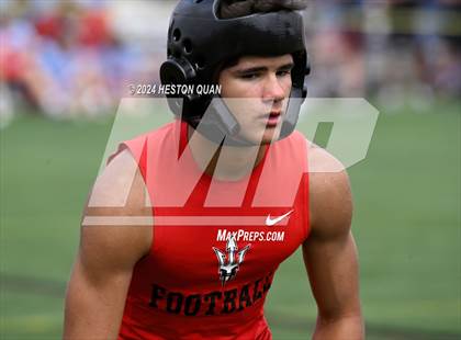Thumbnail 2 in St. John Bosco vs. Palos Verdes (Battle At The Beach) photogallery.
