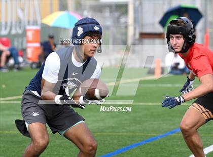 Thumbnail 3 in St. John Bosco vs. Palos Verdes (Battle At The Beach) photogallery.
