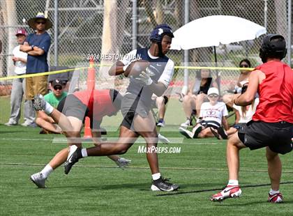 Thumbnail 2 in St. John Bosco vs. Palos Verdes (Battle At The Beach) photogallery.