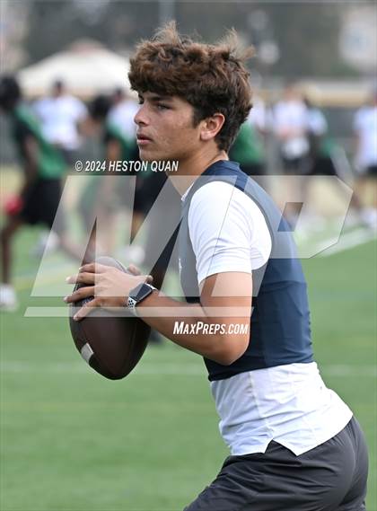 Thumbnail 1 in St. John Bosco vs. Palos Verdes (Battle At The Beach) photogallery.