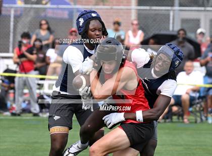 Thumbnail 2 in St. John Bosco vs. Palos Verdes (Battle At The Beach) photogallery.