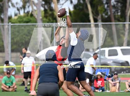 Thumbnail 1 in St. John Bosco vs. Palos Verdes (Battle At The Beach) photogallery.
