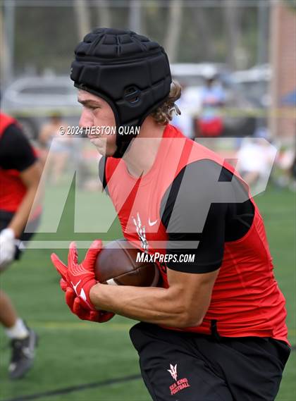 Thumbnail 2 in St. John Bosco vs. Palos Verdes (Battle At The Beach) photogallery.