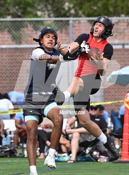Thumbnail 3 in St. John Bosco vs. Palos Verdes (Battle At The Beach) photogallery.