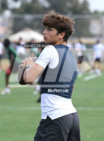 Thumbnail 1 in St. John Bosco vs. Palos Verdes (Battle At The Beach) photogallery.