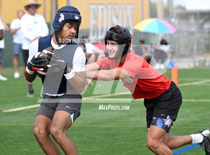 Thumbnail 3 in St. John Bosco vs. Palos Verdes (Battle At The Beach) photogallery.