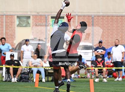 Thumbnail 1 in St. John Bosco vs. Palos Verdes (Battle At The Beach) photogallery.