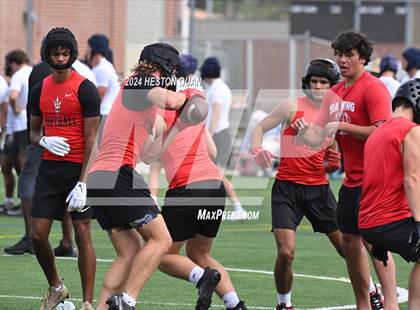 Thumbnail 2 in St. John Bosco vs. Palos Verdes (Battle At The Beach) photogallery.