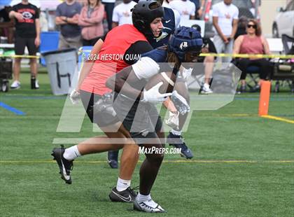 Thumbnail 1 in St. John Bosco vs. Palos Verdes (Battle At The Beach) photogallery.