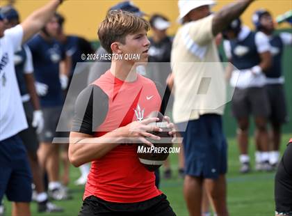 Thumbnail 3 in St. John Bosco vs. Palos Verdes (Battle At The Beach) photogallery.